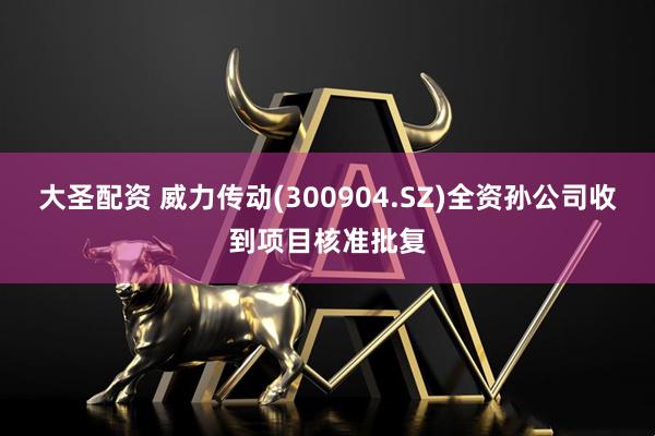 大圣配资 威力传动(300904.SZ)全资孙公司收到项目核准批复