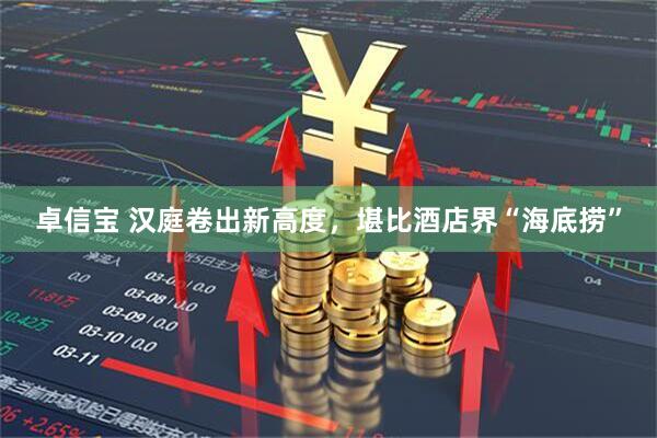 卓信宝 汉庭卷出新高度，堪比酒店界“海底捞”